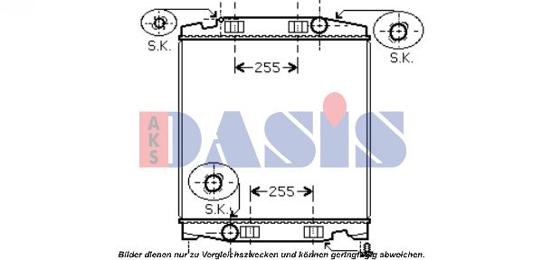 AKS DASIS Radiators, Motora dzesēšanas sistēma 400020N
